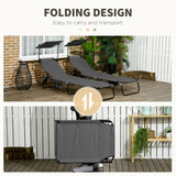 ZUN Folding Lounge Chairs / beach chair （Prohibited by WalMart） 85070167