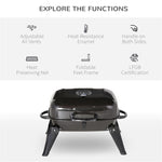 ZUN Portable Charcoal Grill /BBQ Grill （Prohibited by WalMart） 04313410