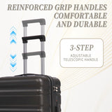 3 in 1 20"/24"/28" 3 pcs/set in ABS Spinner Wheel Luggage, Carry on Suitcase, Matching Color, 28829784