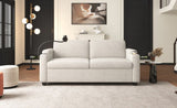 72.8" Corduroy Sleeper Sofa Loveseat Sofa with Full Size Mattress, USB Ports, Cup Holders, N719P208880A