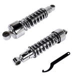Pair 11.75" Chrome Rear Shocks Fit for Harley Sportster XL 883 1200 1979-2012 FXR 1982-1994 Street 70673924