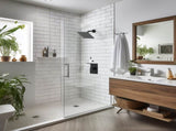 Shower Faucet With Storage Rack 8-inch Rain Shower Head Shower decoration kit with single spray 52489755