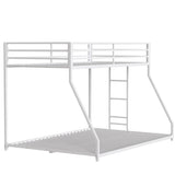 Same as B083P160614 Adam Sturdy Twin over Full Bunk Bed Metal White for Kids Adult, Low Profile B083P170884