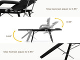 Portable Tattoo Chair for Client 72inch, Mobile Massage Table Foldable with Storage Bag, Black 40992098
