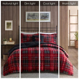 Full/Queen Plush to Sherpa Down Alternative Comforter Set B035100502