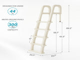 Heavy Duty In-Pool Ladder, Swimming Pool Step Pool Stairs for Above-ground Pools, Adjustable from 47015769