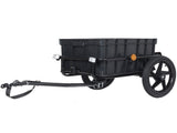 2-in-1 Bike Cargo Trailer, Bicycle Trailer with Removable Box and Waterproof Cover, Black, 39014724