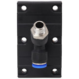 Garage Air Compressor Accessories Master Kit,3/8 Inch OD 60 Feet PU tubing,Blue Tubing W465P220507