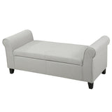 HAYES ARMED STORAGE BENCH 57735.00LGR