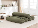 Adjustable Floor Sofa, Corduroy Lazy Sofa with Adjustable Straps for Versatile Configurations, W1170P365608