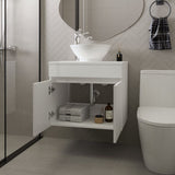 Sheridan Bathroom Vanity with 2 Doors, White B128P314799