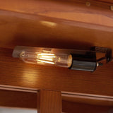 Lighted Glass Cabinet Glass Wine Cabinet Curio Display Cabinet with Adjustable Glass Shelves 2 Doors W2275P178824