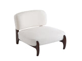 25.5" Modern Boucle Lounge Chair with Solid Wood Frame, Soft and Durable Boucle Upholstery, Perfect N767P256376B