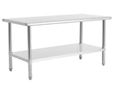 Stainless Steel Table 24 x 48Inch Stainless Steel Prep Table, Commercial Kitchen Metal Table for 79688444