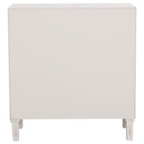White 2-door Accent Cabinet B062P145463