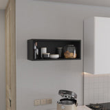 ZUN Wally 30" Wide x 12"H Open Wall Cabinet, Wall Shelf, Storage Cabinet, Cube Shelf Bedroom, Office, B200P239112