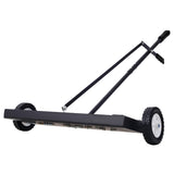 24'' Rolling Magnetic Pick-Up Sweeper, Heavy Duty Push-Type with Release, for Nails Needles Screws W46577094