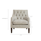 Button Tufted Accent Chair B03548268