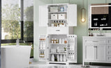 Bathroom Storage Cabinet with Multi-Functional Storage Space, Drawer with Slide Rails, Adjustable N759P241667K