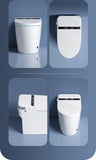 ZUN Smart Toilet with Bidet Built-in, Auto Dual Flush, Auto Open & Close Bidet Toilet with Heated Seat, W2894P199872