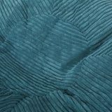 Kenli Modern Corduroy Polyester 3 Foot Bean Bag Chair, Dark Teal N778P185638D