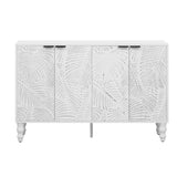 U-Can 47.2'' Modern TV Stand, Entertainment Center Media Console with 2 Spacious Storage Space, N724P233372K