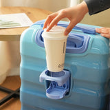 20" Carry-on Luggage with Cup Holder Lightweight Glossy Hardshell Suitcases with Spinner Wheels, 98451869
