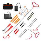 ZUN Stainless steel assorted fifth wheel pin puller, 34 car tool set Car decoration disassembly tool 01289780