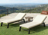 Foldable Chaise Lounge Cushion Set of 2 01453016