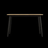 Modern minimalist wood grain tabletop dining table, stylish dining table, kitchen dining table, W1727P229029