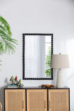 ZUN 24" x 36" Rectangle Black Mirror, Wall Mirror for Living Room Bedroom Entryway W2078138954