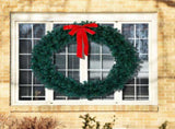 60in Pre-lit Christmas Wreath, Lighted Artificial Xmas Wreath with 220 Warm & Multi-color Lights and 41146835