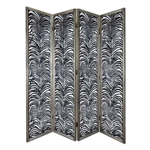 ZUN 18x73" Room Divider, Herero 4-Panel Decorative Screen W2078128431