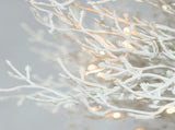4FT Pre-lit Aspen Fir Artificial Christmas Tree, Hinged Xmas Tree 280 Snow Flocked Branch Tips, 230 61328301