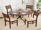 2 PCS Solid Rubber Wood Dining Chairs Set , Farmhouse Style Upholstered Armless Chairs with Hollow 99423812