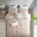 ZUN 3 Piece Cotton Jacquard Duvet Cover Set B03596489