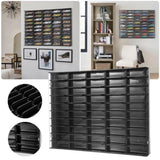 164 Toy Car Wall Shelf Display Case for 50 Cars 88836301