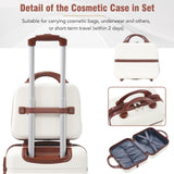 Hardshell Luggage Sets 4 Pieces 20"24"28" Luggages and Cosmetic Case Spinner Suitcase with TSA 17639743