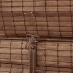 ZUN Bamboo Light Filtering Roman Shade 64"L B035129700