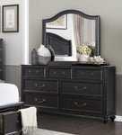 ZUN Charcoal Brown Finish Traditional Bedroom Furniture 1pc Dresser of 7 Drawers Antique Handles Classic B011P225165