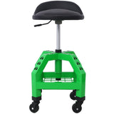 Pneumatic 360 Degree Swivel Mechanics Rolling Creeper Seat, Heavy Duty Rolling Mechanics W46590154