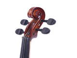 GV201 4/4 Classic Solid Wood Violin Case Bow Violin Strings Rosin Shoulder 23481040
