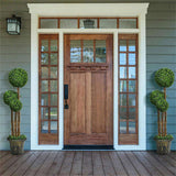 48 inch artificial UV resistant three ball tree plant, realistic PE leavesrattan, cement tank 71184543