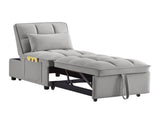 4 in1 Multi-Function Single Sofa Bed with Storage Pockets,Tufted Single Pull-out Sofa Bed with W2186P163739