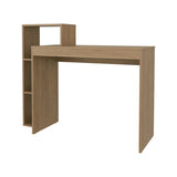 Natural Oak Computer Desk with Open Storage B062P290241