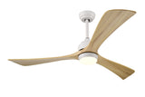 52" Ceiling Fan with Lights Remote Control,Quiet DC Motor 3 Blade Ceiling Fans 6 Speed W1592122606