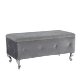 Tufted Storage Ottoman Bench For Bedroom End Of Bed Large Upholstered Storage Benches Footrest With W2268P146701