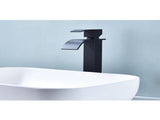 Waterfall Spout Single Handle Bathroom Sink Faucet 23410718