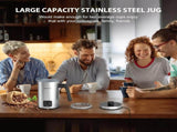 Milk Frother and Steamer, Electric Milk Warmer with Touch Screen, BIZEWO 4 IN 1 Automatic Stainless 36710689