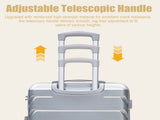 28" Large Suitcase, ABS Hardshell, Upgraded Crack-Resistant Iron Handle, Combination Lock, 360&deg W2787P536189
